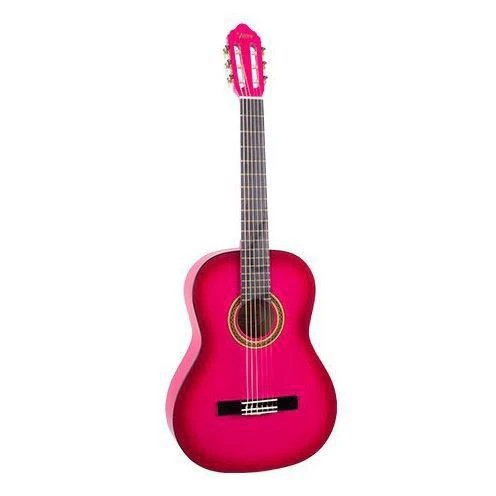 Valencia VC103PKS 3/4 Size Classical Guitar - Pink Sunburst - Image 2