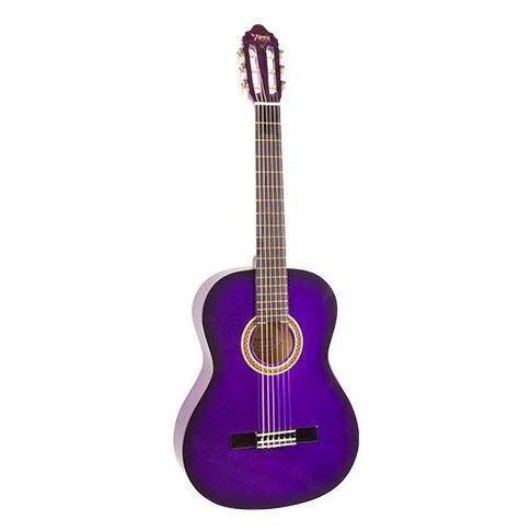 Valencia VC103PPS 3/4 Size Classical Guitar - Purple Sunburst - Image 3