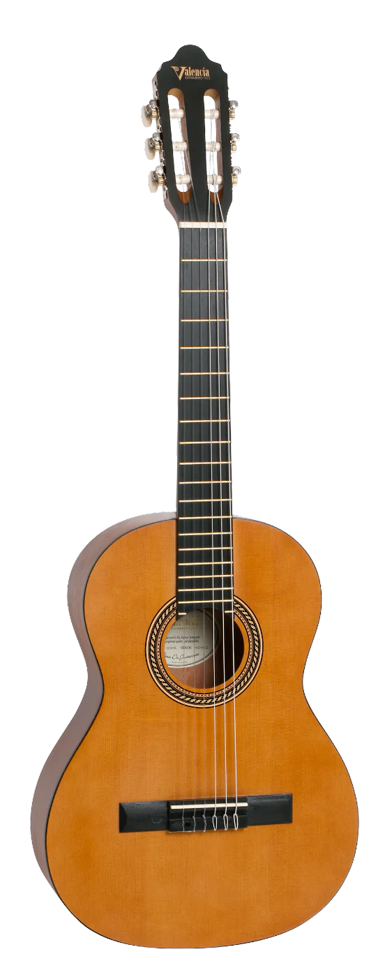 Valencia VC203L 3/4 Size Left Hand Classical Guitar in Antique Natural Satin - Image 3