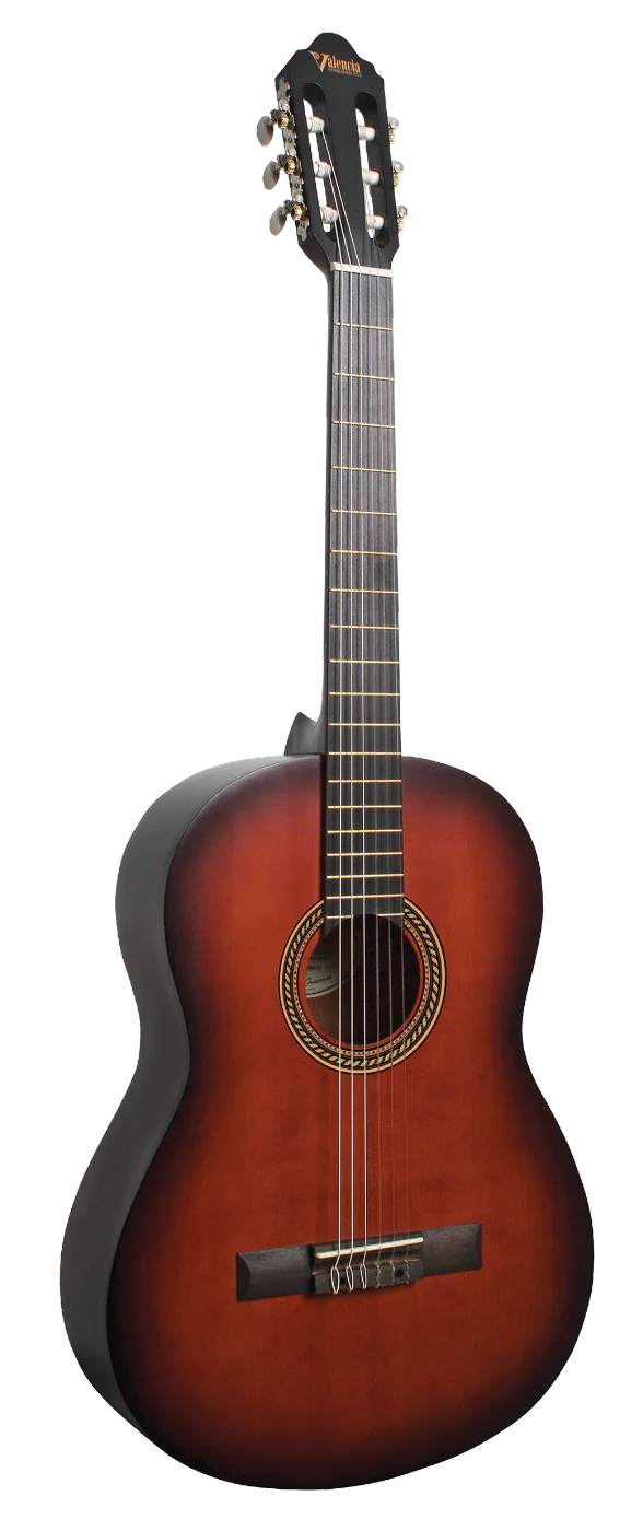 Valencia VC204HCSB Full Size Classical Guitar - Classic Sunburst Satin - Image 5