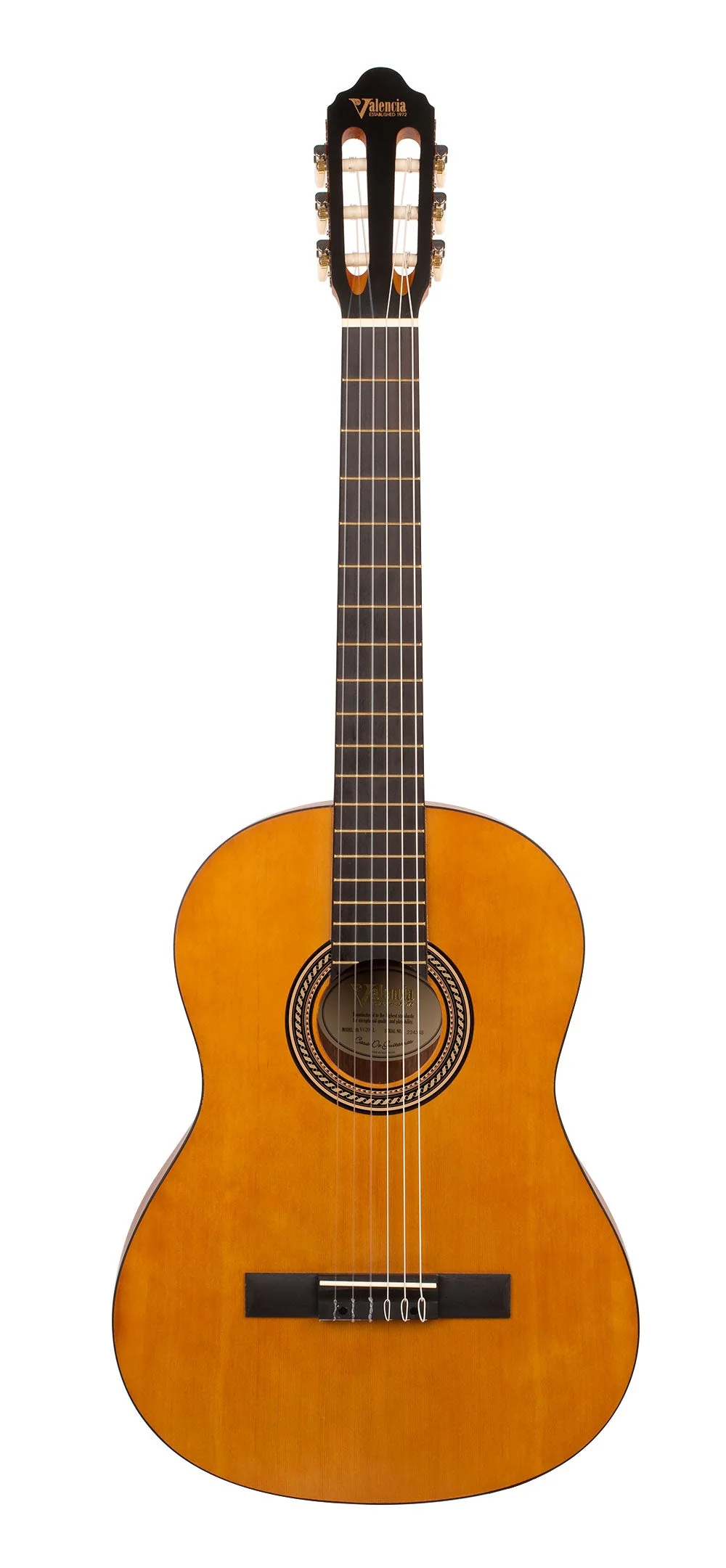 Valencia VC204L Full Size Left Hand Classical Guitar in Antique Natural Satin - Image 2