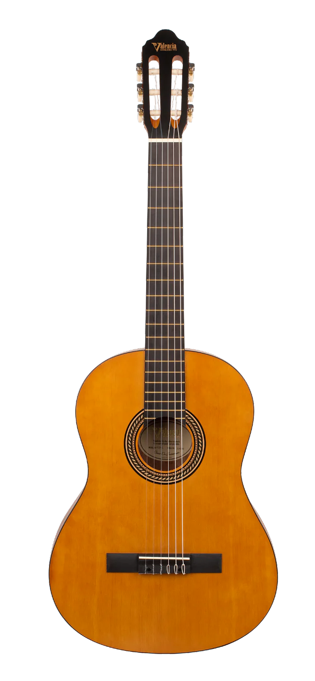 Valencia VC204L Full Size Left Hand Classical Guitar in Antique Natural Satin - Image 4