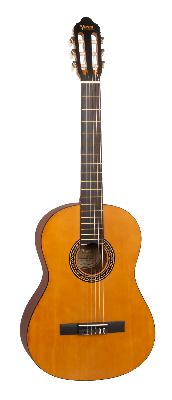 Valencia VC204L Full Size Left Hand Classical Guitar in Antique Natural Satin - Image 5