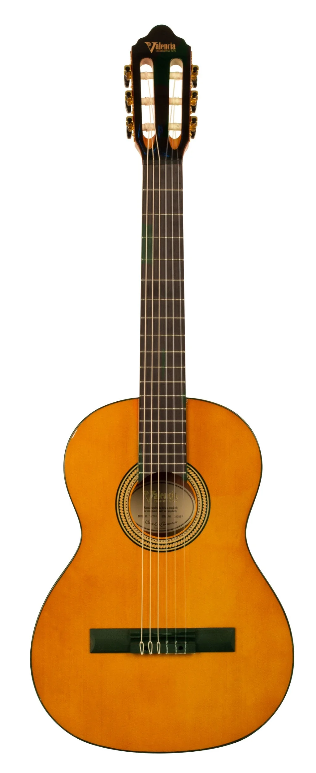 Valencia VC263 3/4 Size Classical Guitar in Antique Natural Gloss - Image 3