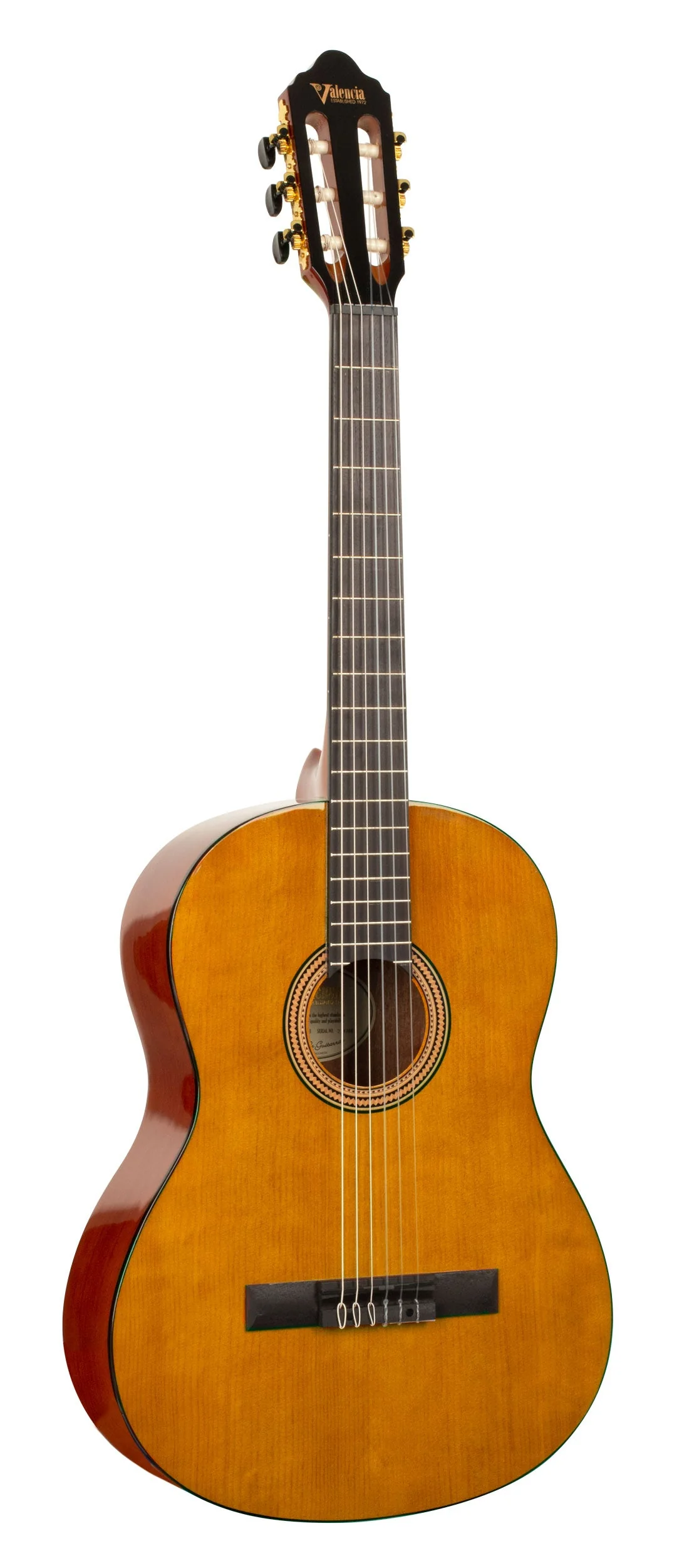 Valencia VC263H 3/4 Size Classical Guitar - Hybrid - Antique Natural Gloss - Image 2