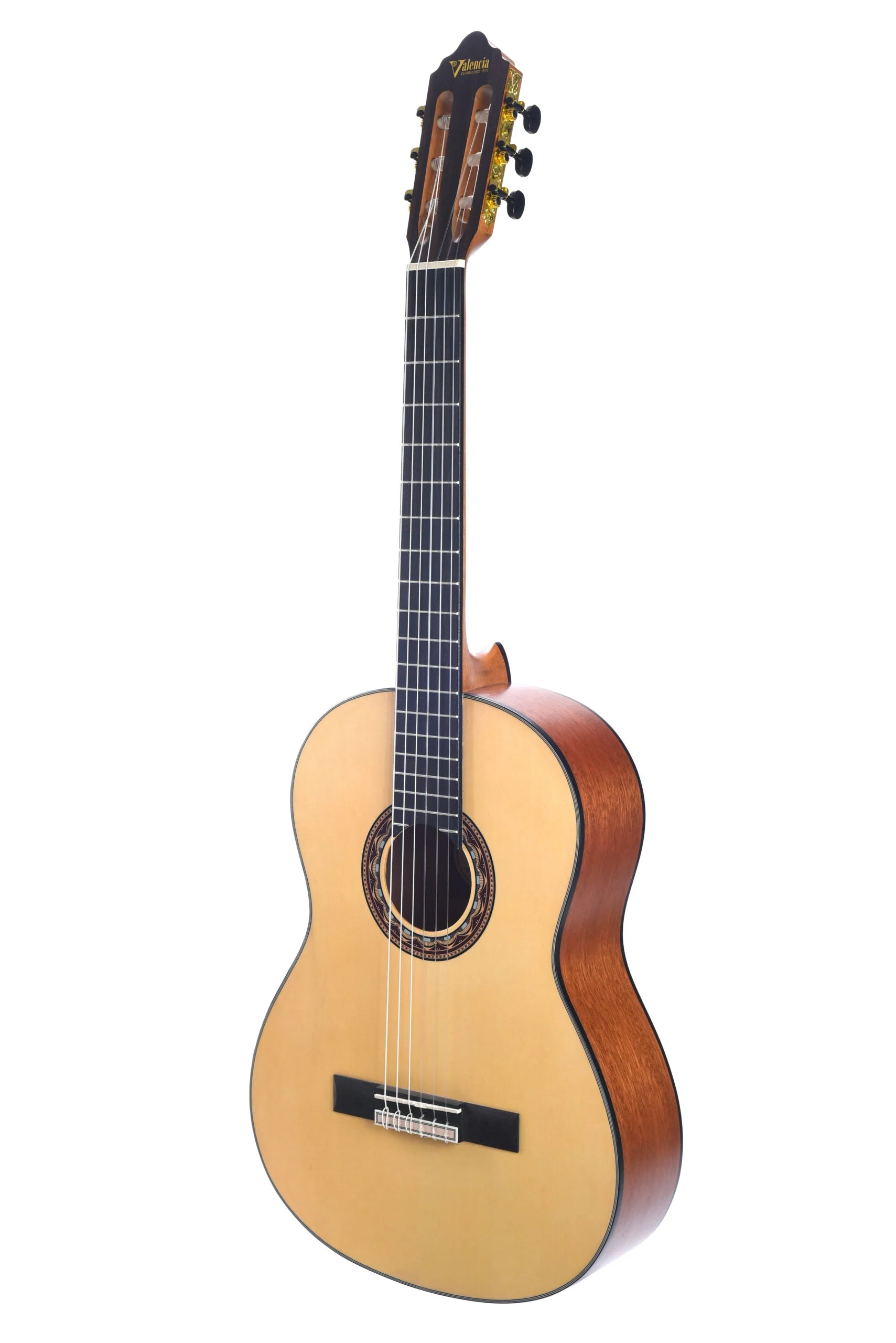 Valencia VC304 Full Size Classical Guitar in Natural Satin - Image 3