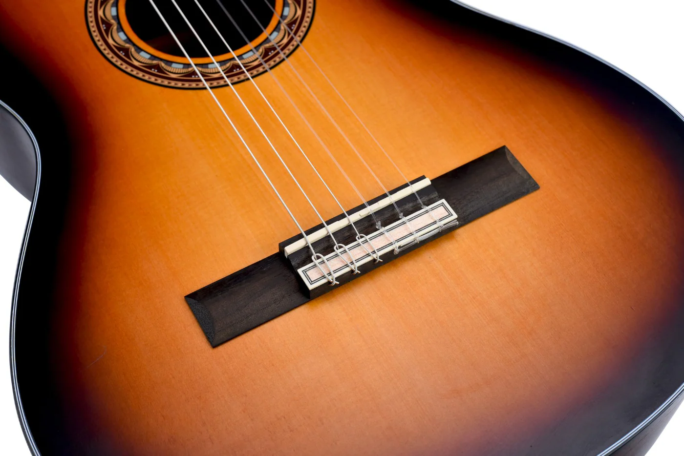 Valencia VC304ASB Full Size Classical Guitar in Antique Sunburst Satin - Image 14
