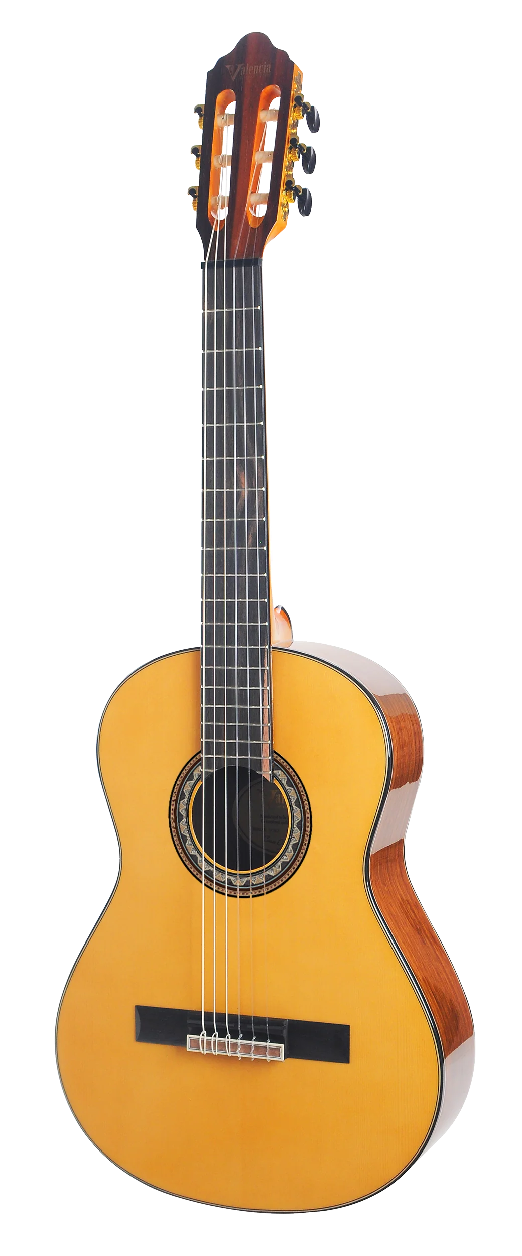 Valencia VC563 3/4 Size Classical Guitar in Natural High Gloss - Image 4