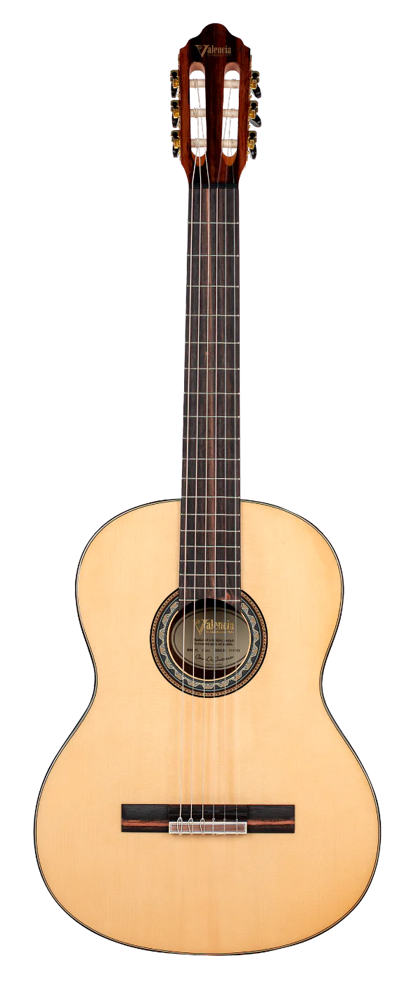 Valencia VC564 Full Size Classical Guitar in Natural High Gloss - Image 8