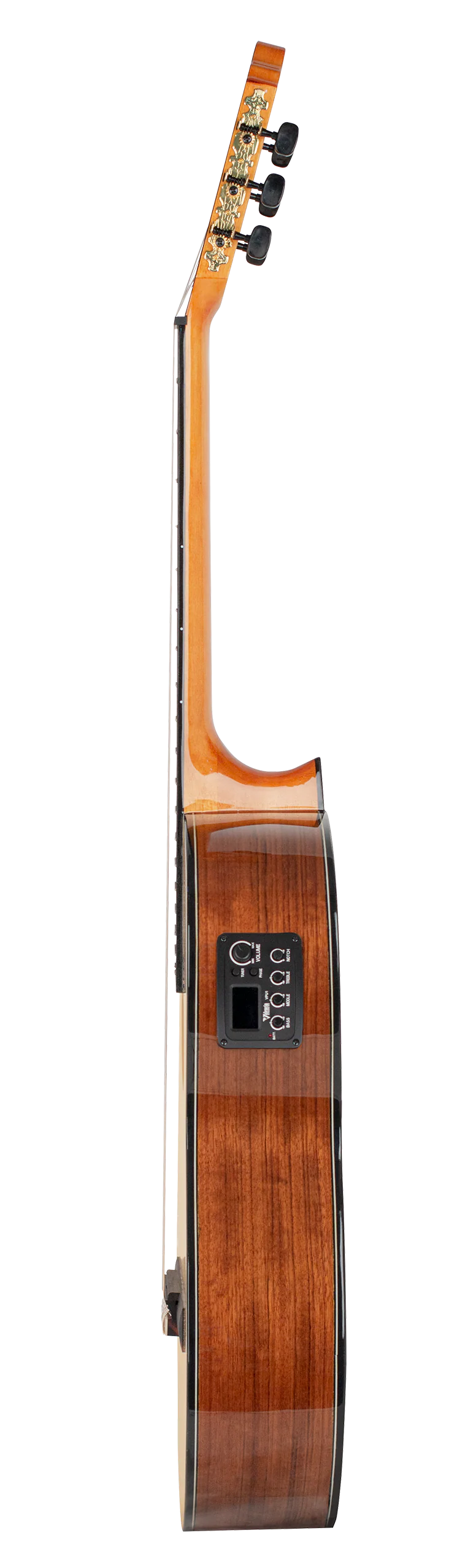 Valencia VC564CEL Full Size Left Hand Classical Guitar with Pickup in  Natural High Gloss - Image 9
