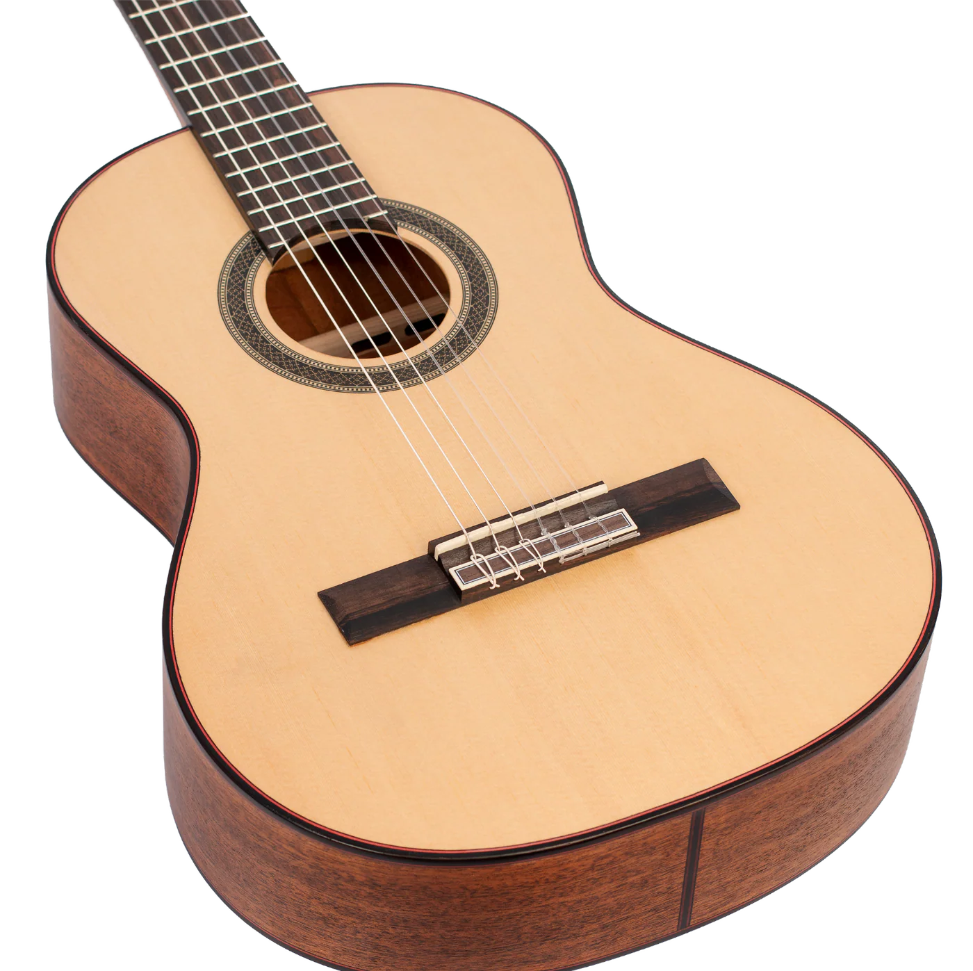 Valencia VC703 3/4 Size Solid Top Classical Guitar in Natural Satin - Image 15