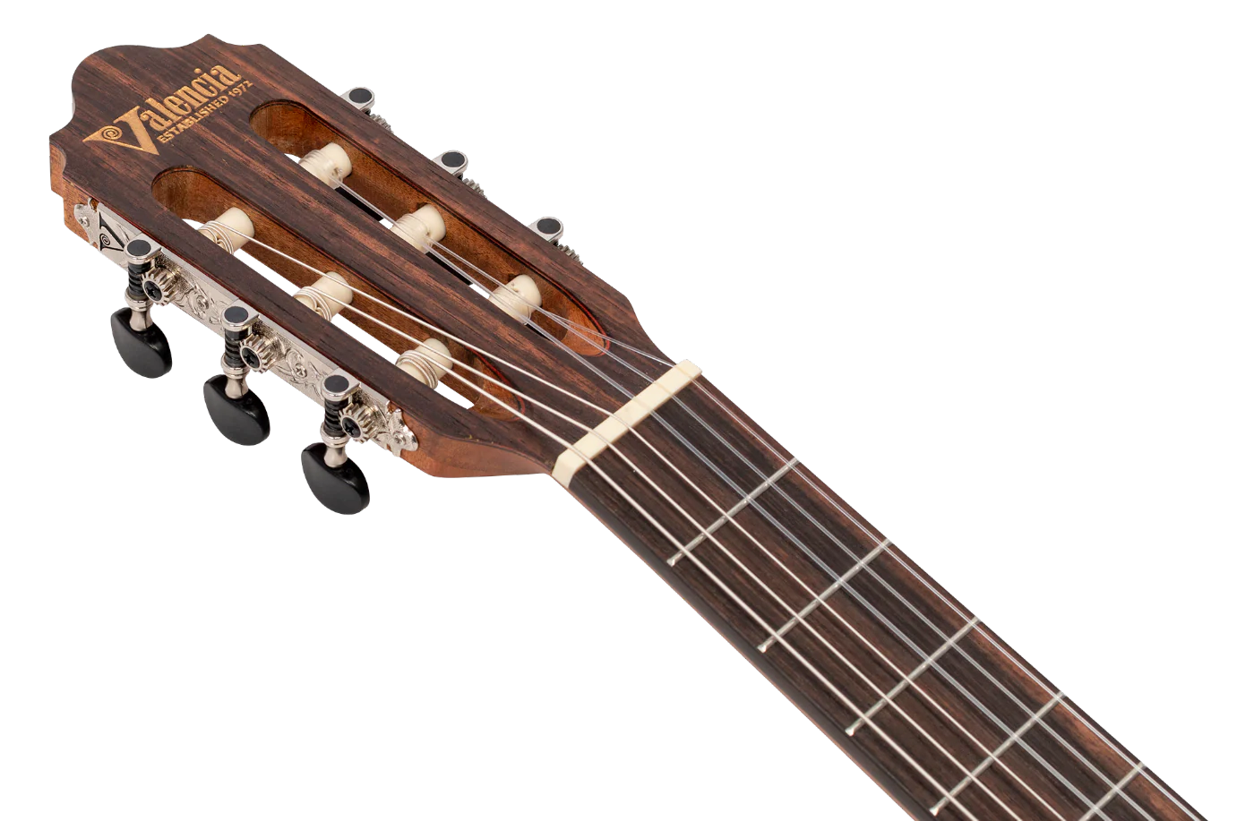 Valencia VC703 3/4 Size Solid Top Classical Guitar in Natural Satin - Image 17