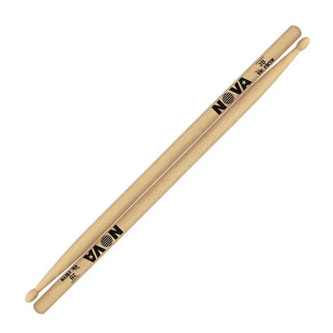 Vic Firth 2B with NOVA imprint - Wood Tip Drumsticks - Image 2