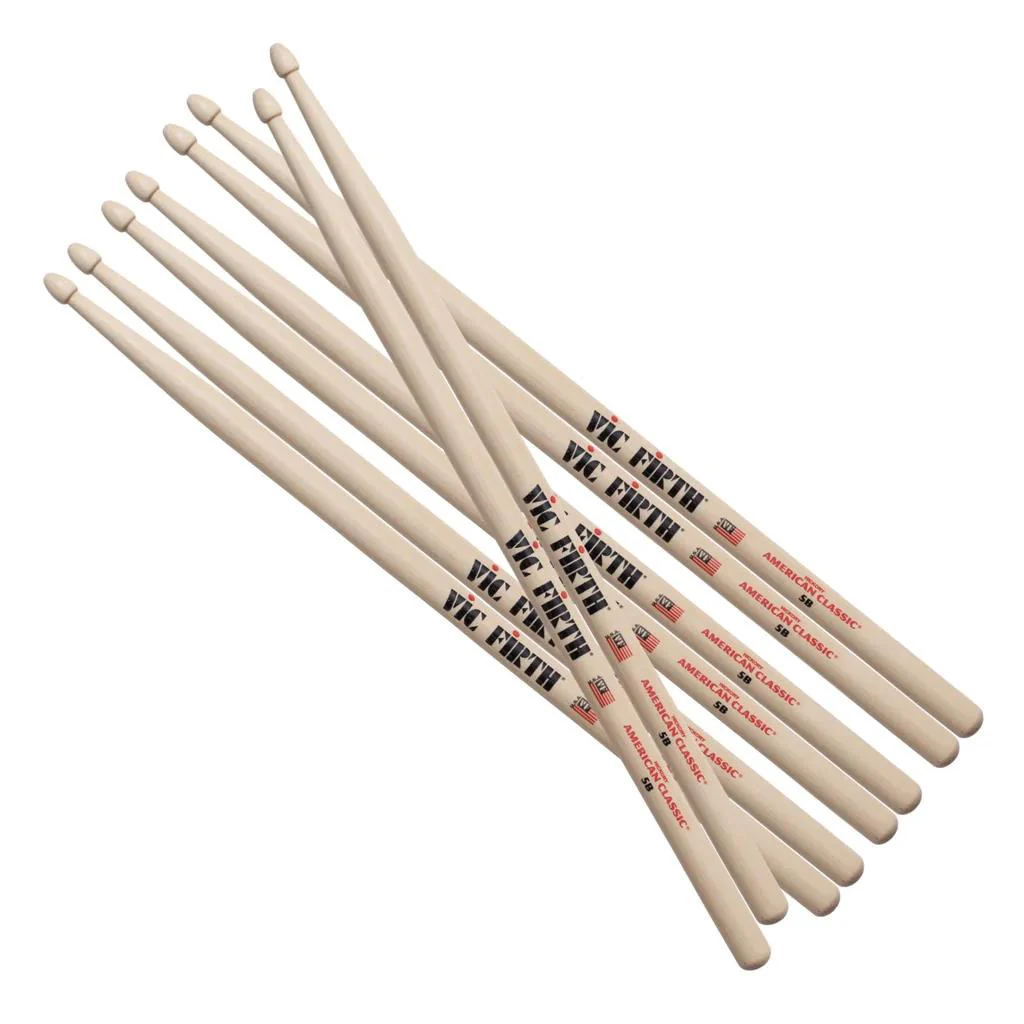 Vic Firth 5B Promo Pack (Buy 3 Pairs + Get 1 Pair Free)