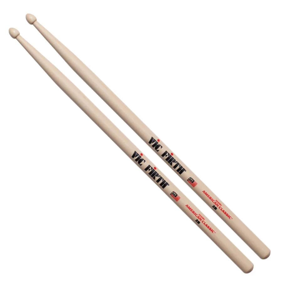 Vic Firth American Classic 2B Wood Tip Drumsticks - Image 2