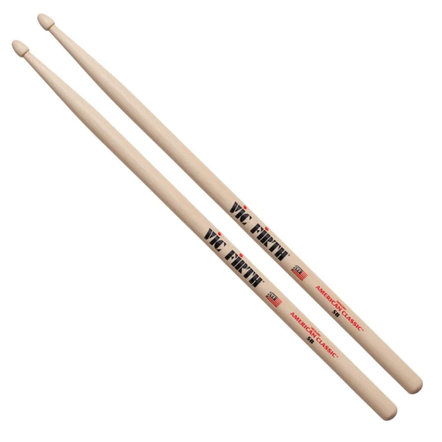 Vic Firth American Classic 5B Wood Tip Drumsticks - Image 2