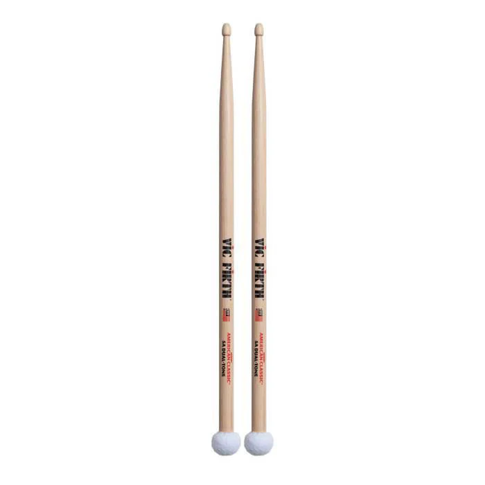 Vic Firth American Classic 5A Dual Tone Wood Tip/Felt Drumsticks - Image 2