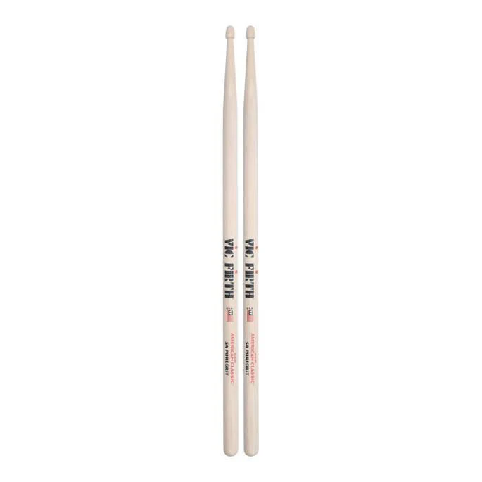 Vic Firth American Classic 5A PureGrit -- No Finish, Abrasive Wood Texture Drumsticks - Image 2