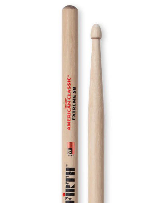 Vic Firth American Classic Extreme 5B Wood Tip Drumsticks - Image 2