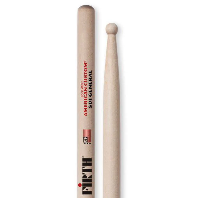 Vic Firth American Custom SD1 General Wood Tip Maple Drumsticks - Image 3
