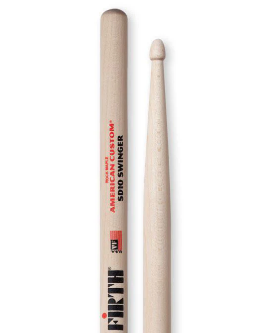 Vic Firth American Custom SD10 Swinger Wood Tip Maple Drumsticks - Image 2