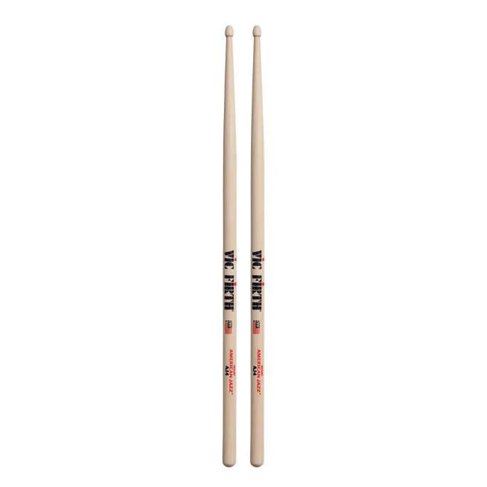 Vic Firth American Jazz 4 Wood Tip Drumsticks
