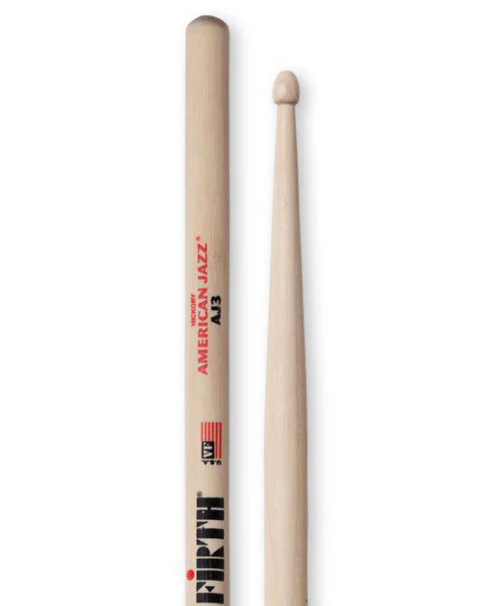 Vic Firth American Jazz AJ3 Wood Tip Drumsticks - Image 2