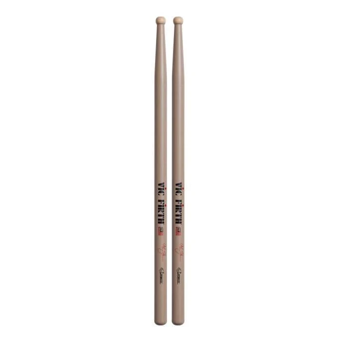 Vic Firth Corpsmaster Signature Snare - Thom Hannum Wood Tip Drumsticks - Image 2