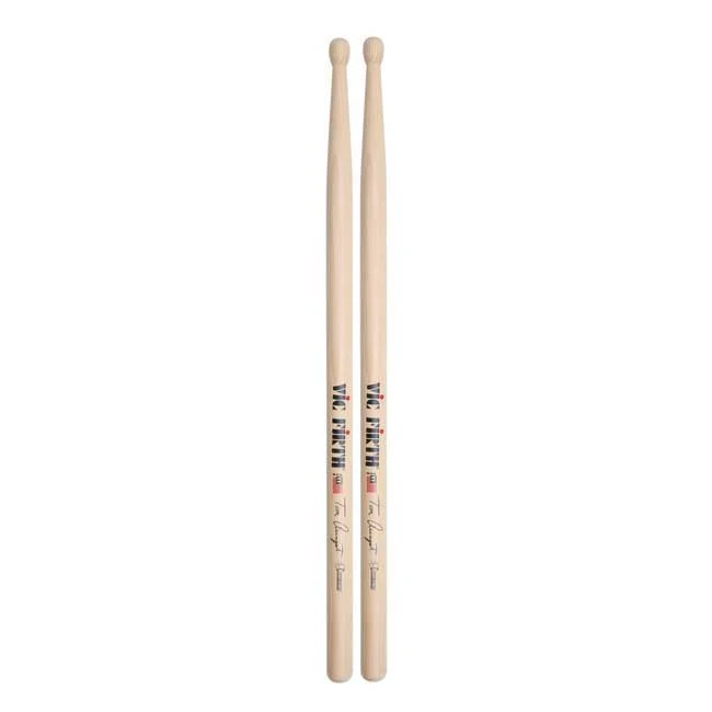 Vic Firth Corpsmaster Signature Snare - Tom Aungst Wood Tip Drumsticks - Image 2