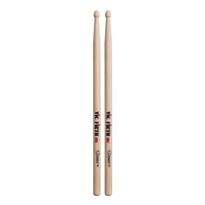 Vic Firth Corpsmaster Snare - 17 x .695 Wood Tip Drumsticks - Image 2