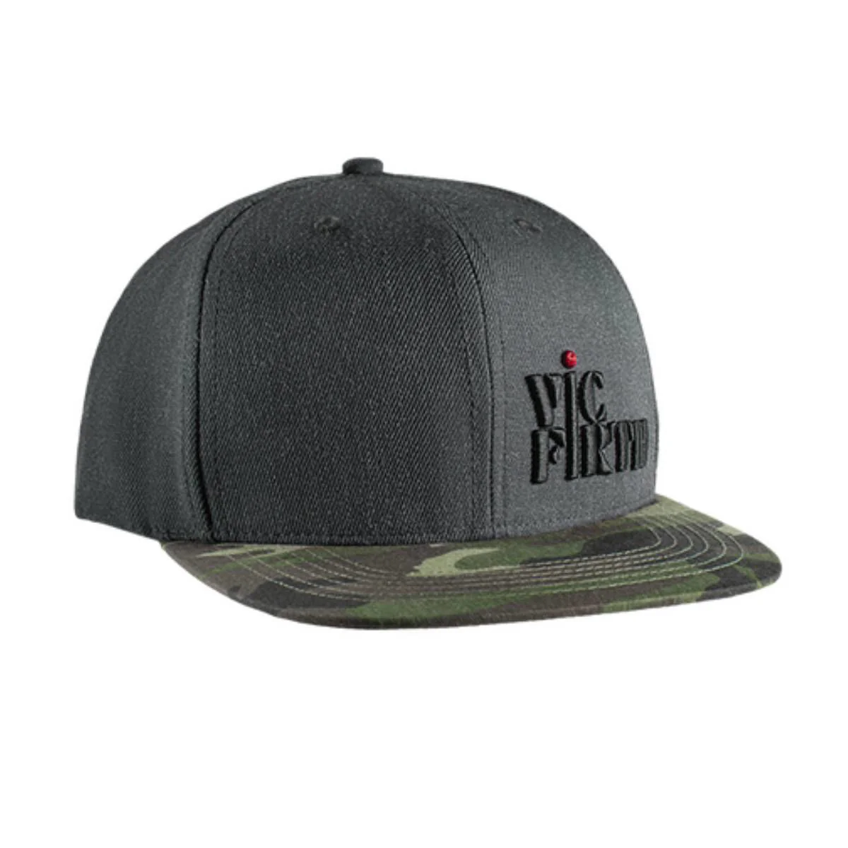 Vic Firth Gray Camo 6-Panel Snapback Hat - Image 5