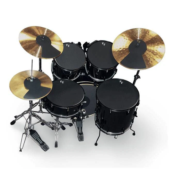 Vic Firth Mute Prepack with 10‚Äù, 12‚Äù, 14‚Äù(2), 18, Hihat and Cymbal (2)