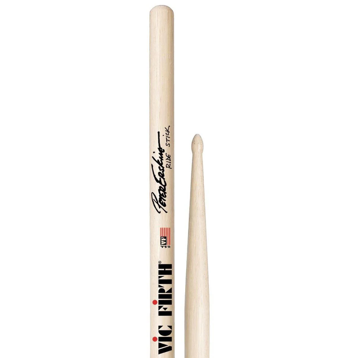 Vic Firth Peter Erskine Signature Ride Stick Wood Tip Drumsticks - Image 3