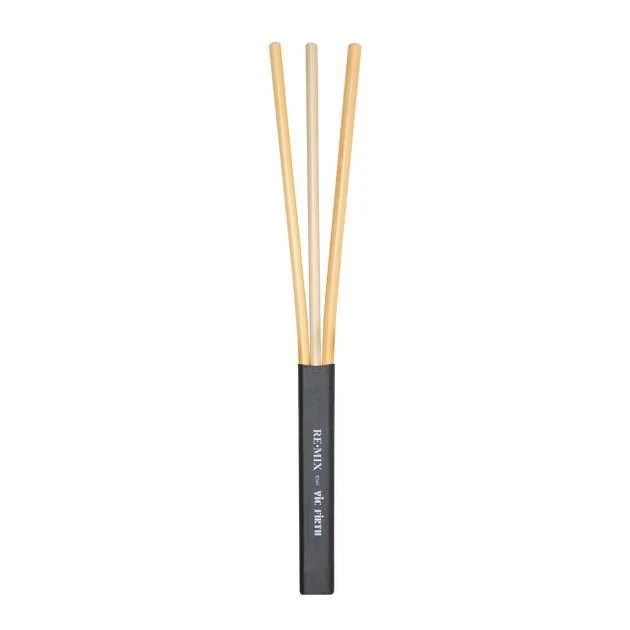 Vic Firth RE.MIX Brushes, Rattan/Birch - Image 2