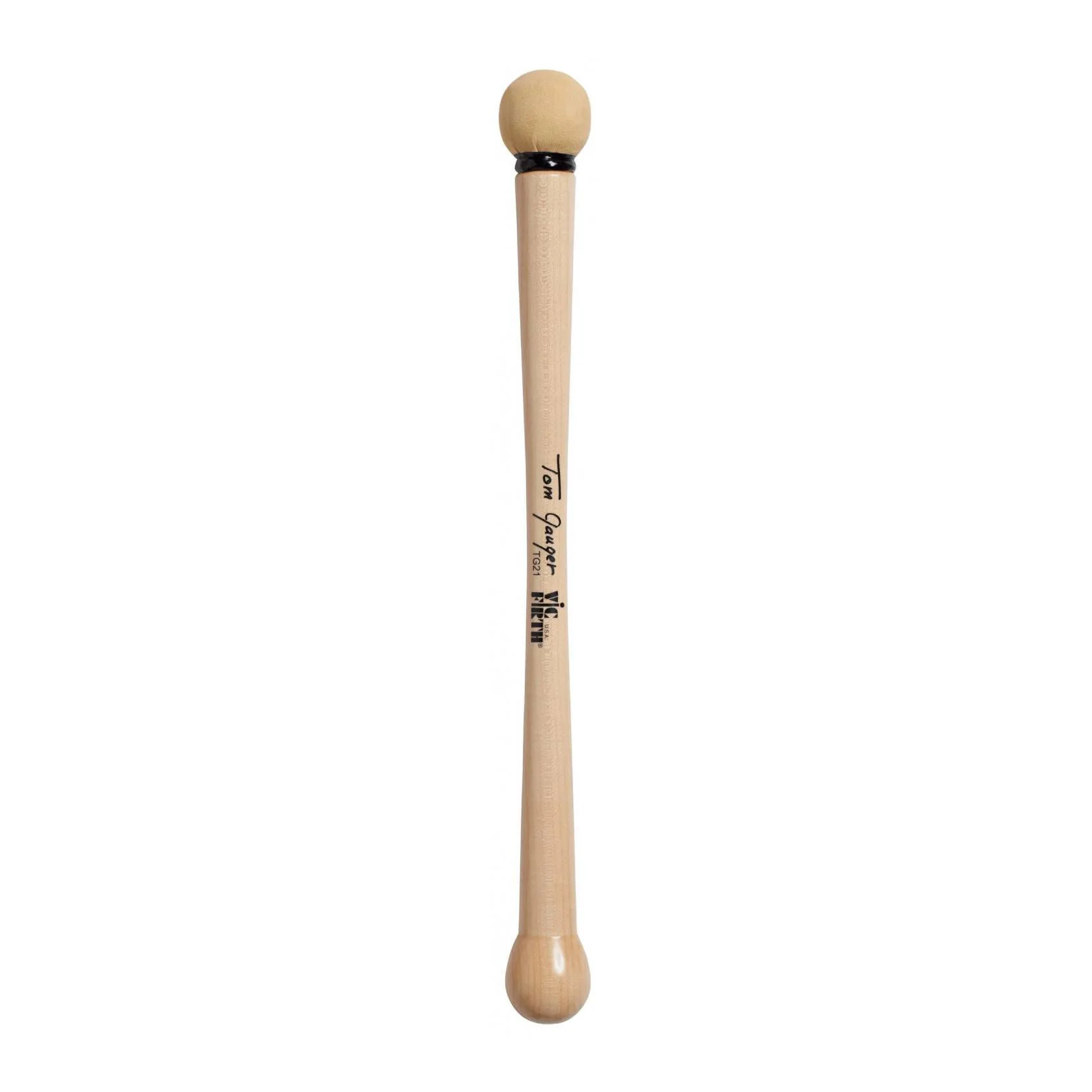 Vic Firth Tom Gauger Bass Drum Mallet Chamois/Wood - Image 2