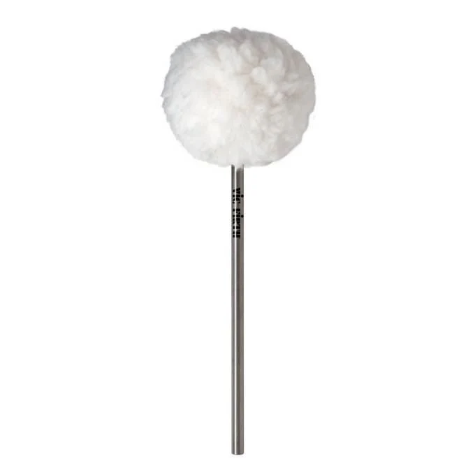 Vic Firth VICKICK Bass Drum Beater- Medium Felt Core Covered with Fleece, Oval Head - Image 2