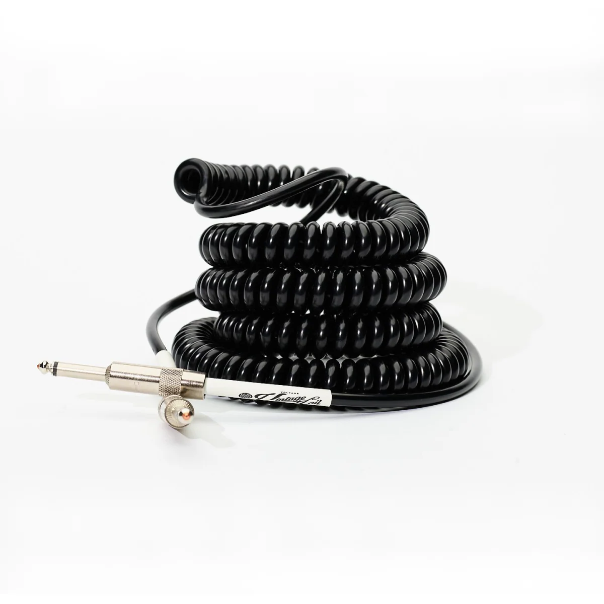Voltage Vintage Coil Black 25ft G&H USA Plugs ST/ST Australian Made Guitar cable. - Image 4