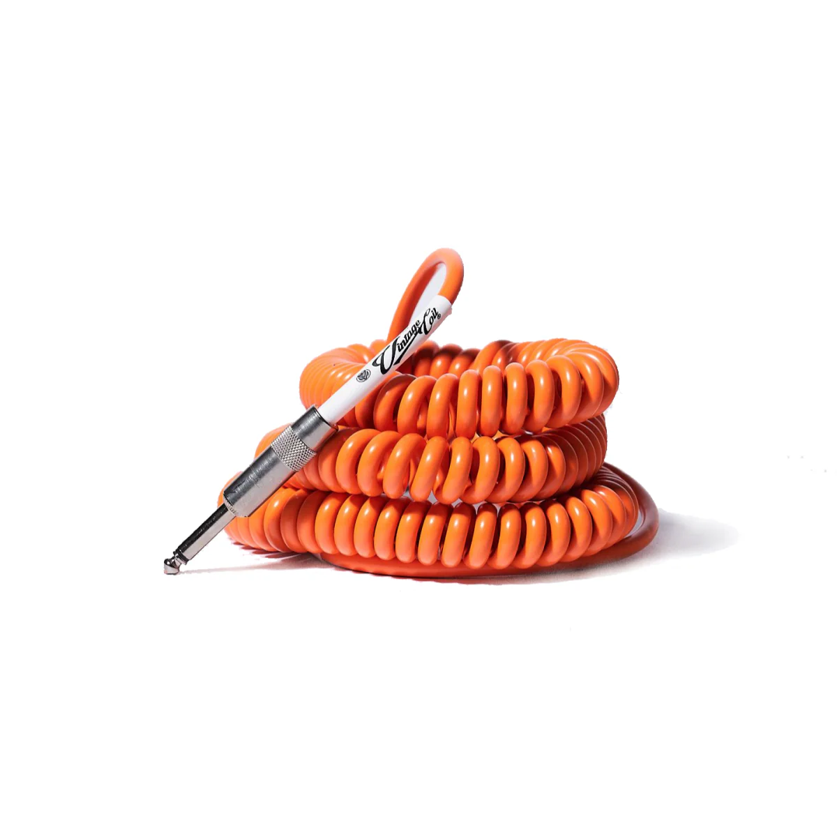 Voltage Vintage Coil Orange 25ft G&H USA Plugs ST/ST Australian Made Guitar Cable - Image 2