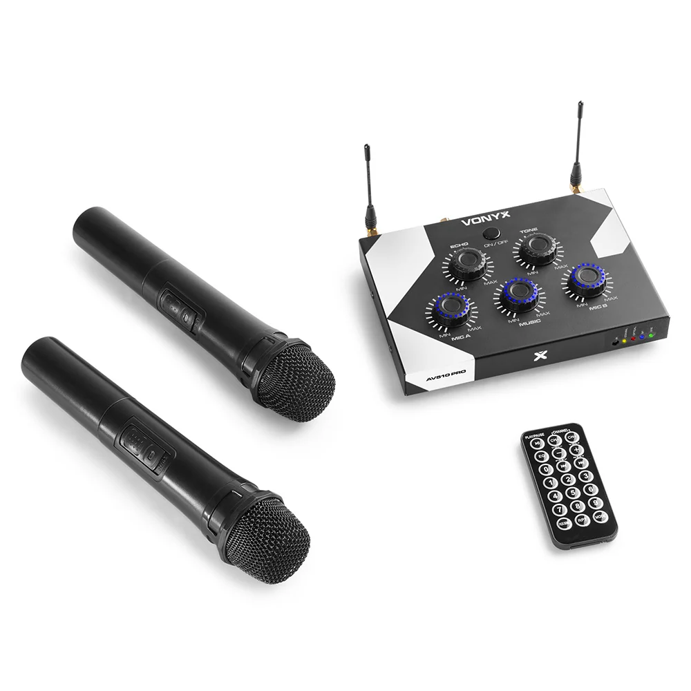 Vonyx AV510 Wireless Karaoke Microphone Set - Image 8