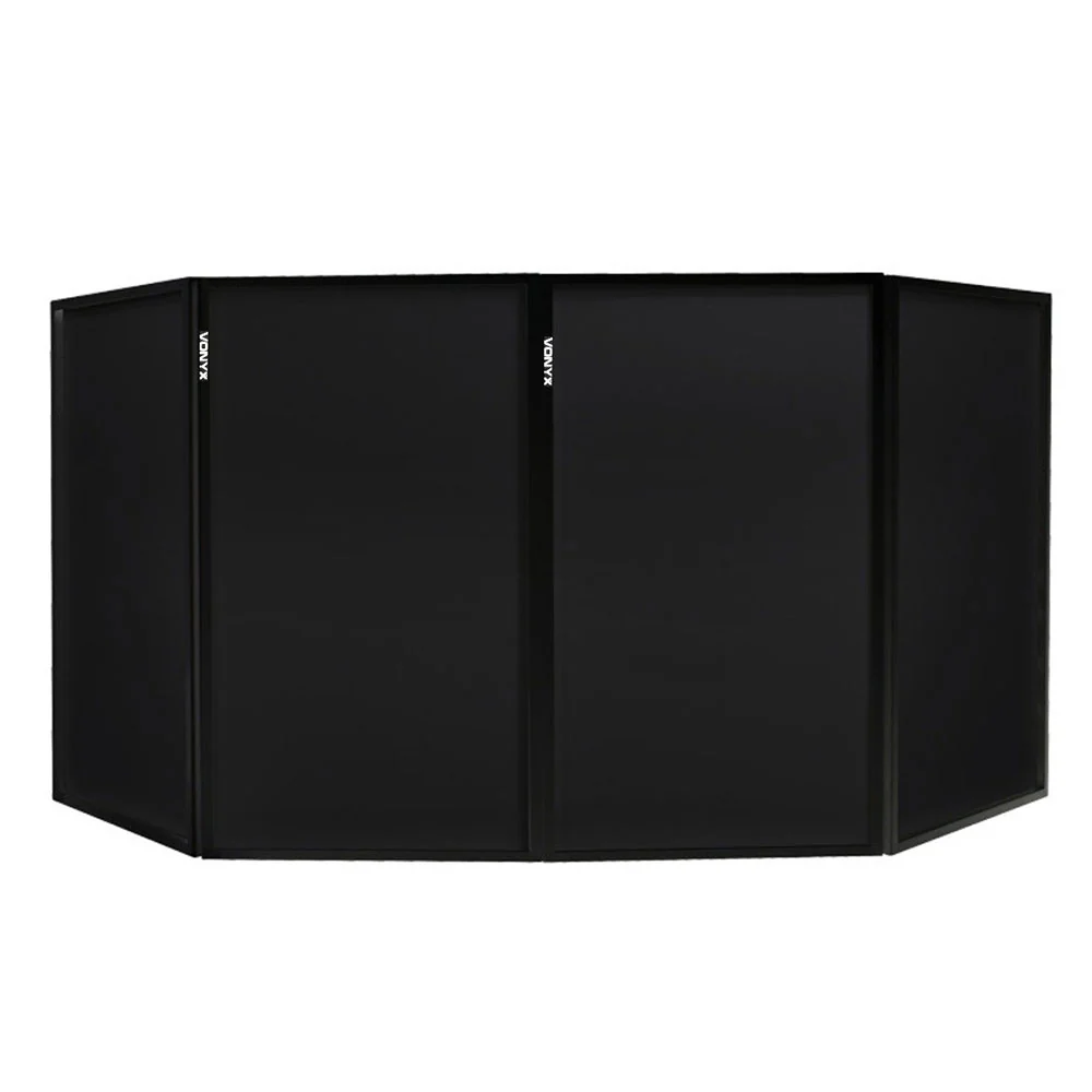 Vonyx DB2B Foldable DJ Facade - Black - Image 2