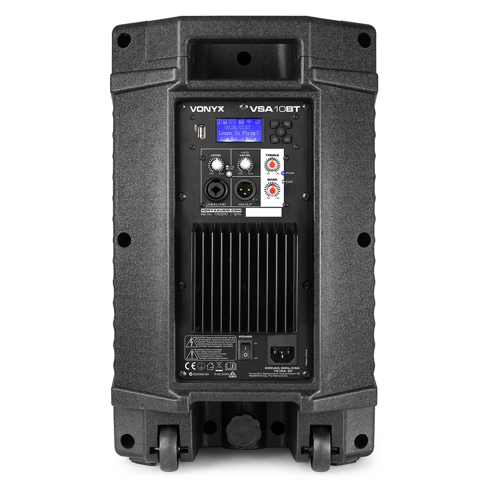 Vonyx VSA10BT 10 Powered 2-Ways Speaker with Bluetooth - Image 14