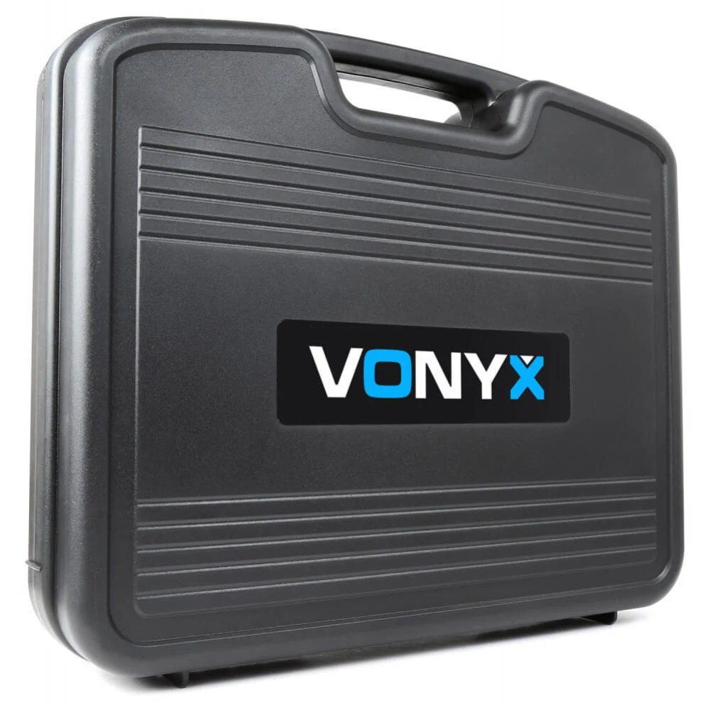Vonyx WM82 Dual Wireless Handheld Microphone System - 571.3 - 578.75MHz - Image 5