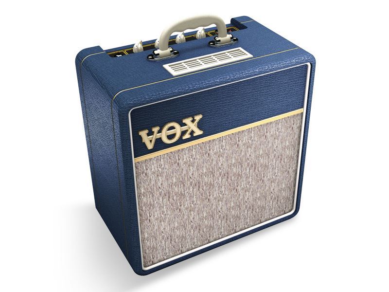 Vox AC4C1-BL All Tube Guitar Amp Combo with 10in Celestion Speaker in Blue - Image 6
