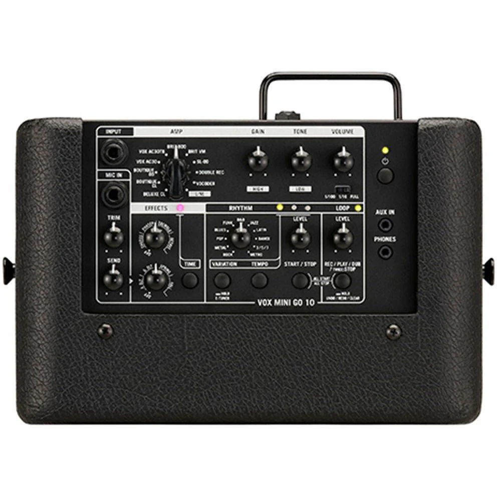 Vox MINI GO 10 Digital Modelling Guitar Amp Combo 10w @ 16 ohms (Black) - Image 3