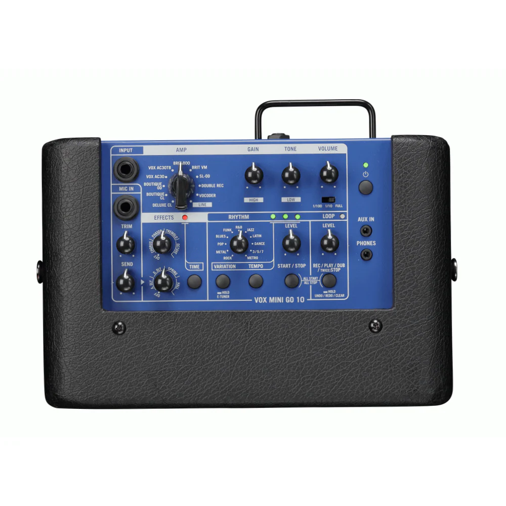 Vox Mini Go 3 Earth Colour Series 10W Portable Amplifier in Iron Blue - Image 5