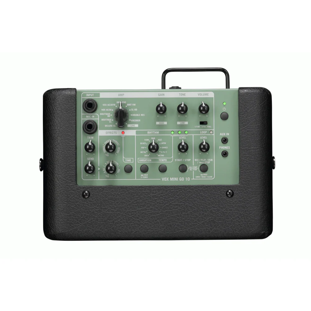 Vox Mini Go 3 Earth Colour Series 10W Portable Amplifier in Olive Green - Image 5