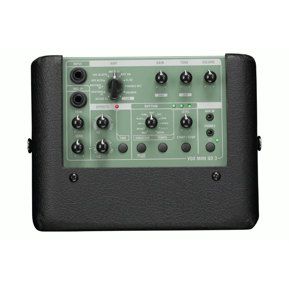 Vox Mini Go 3 Earth Colour Series 3W Portable Amplifier in Olive Green - Image 4