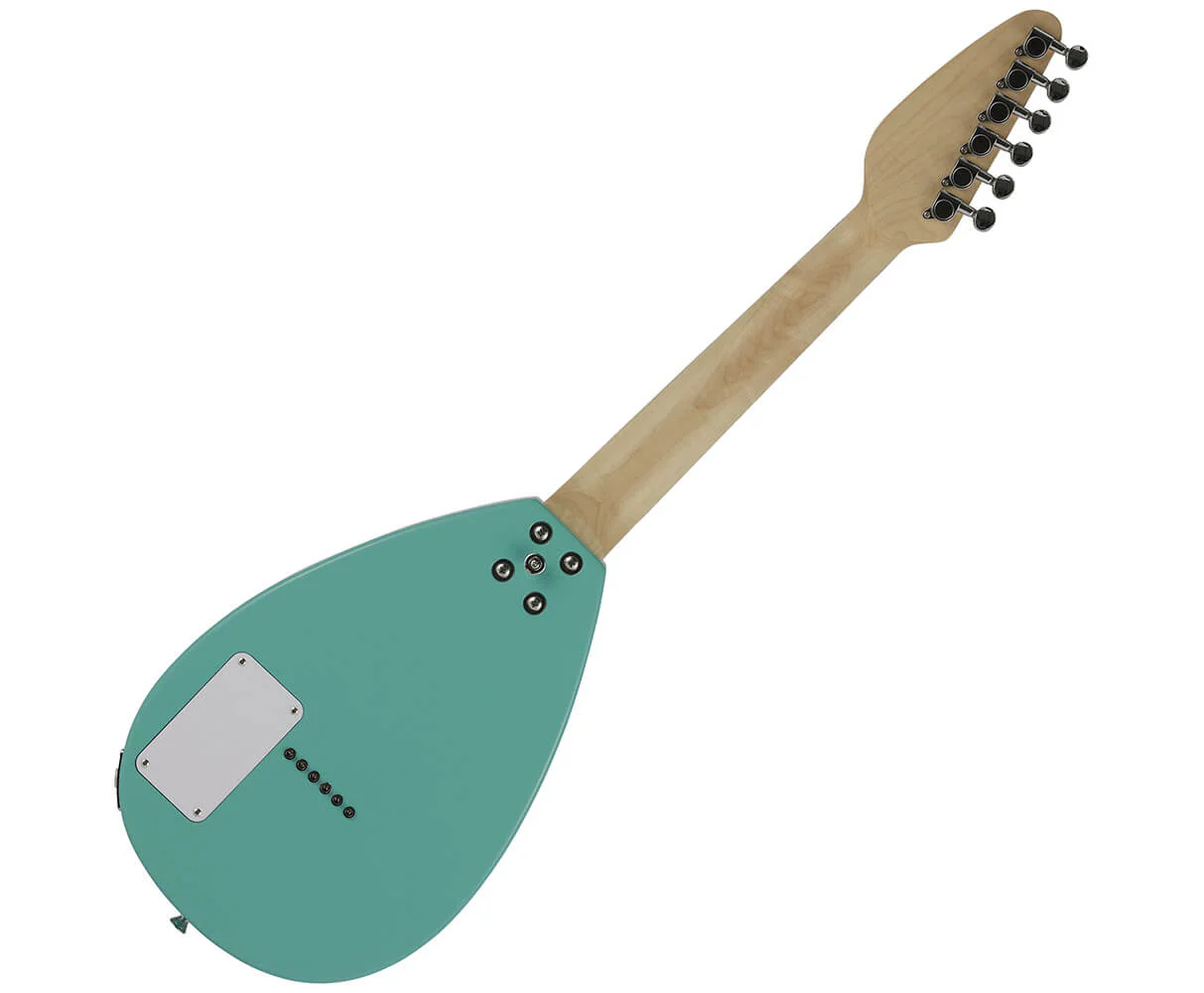 Vox MK3-MINI-AG Teardrop Electric Guitar in Aqua Green - Image 5