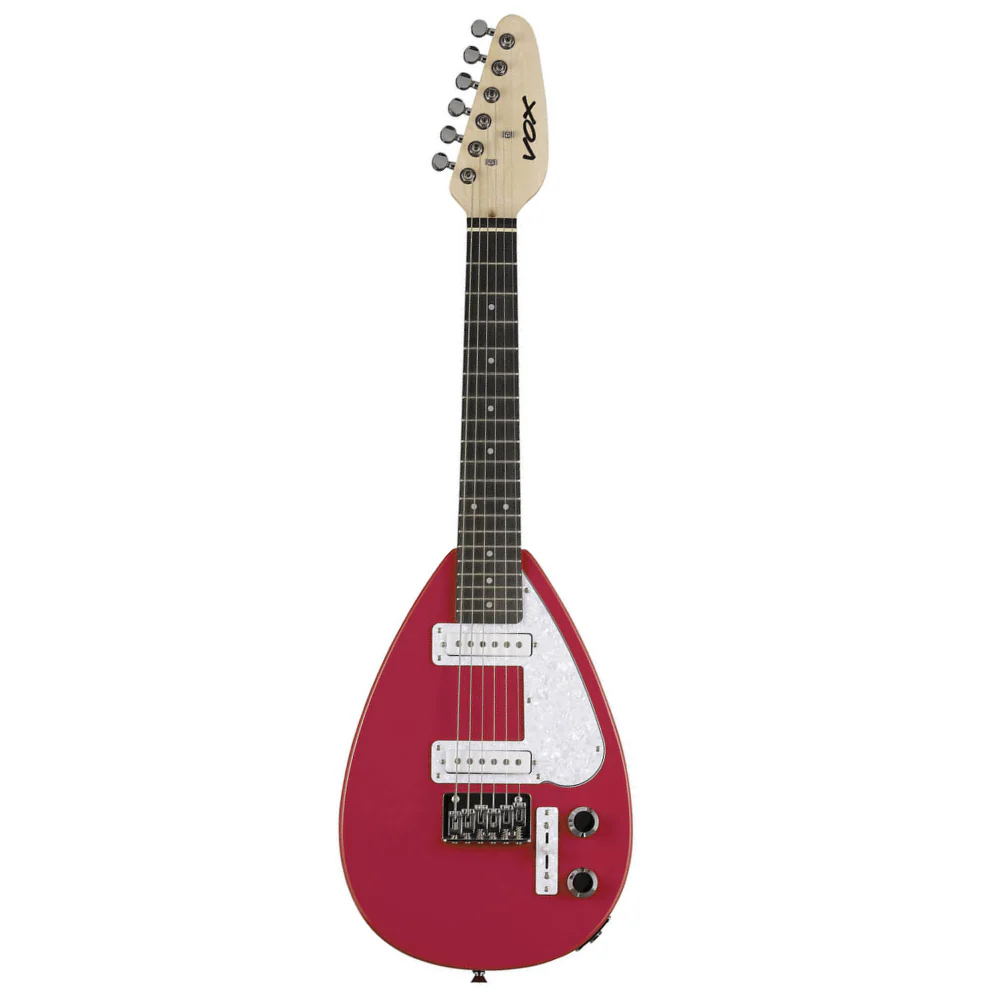Vox MK3-MINI-LR Teardrop Electric Guitar in Loud Red - Image 5
