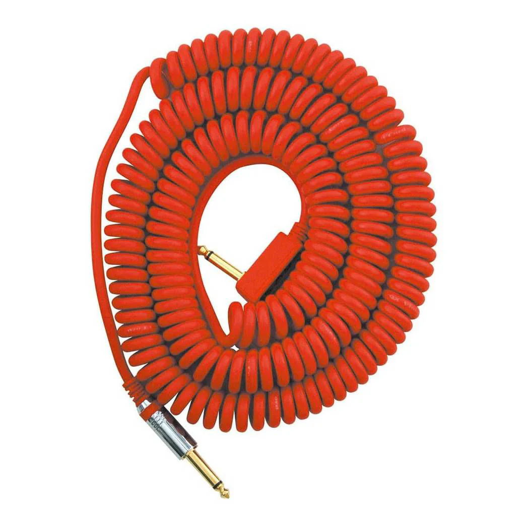 Vox VCC090 Vintage Coiled Guitar Lead in Red - Image 2